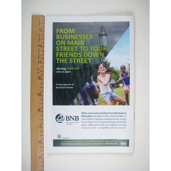 Intimate Apparel Program Lynn Nottage Bay Street Theater 2017 Sag Harbour - Picture 5 of 5